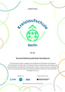 Kreislaufschule-Urkunde