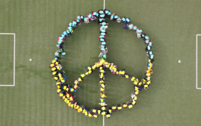 Peace-Zeichen in Treptow